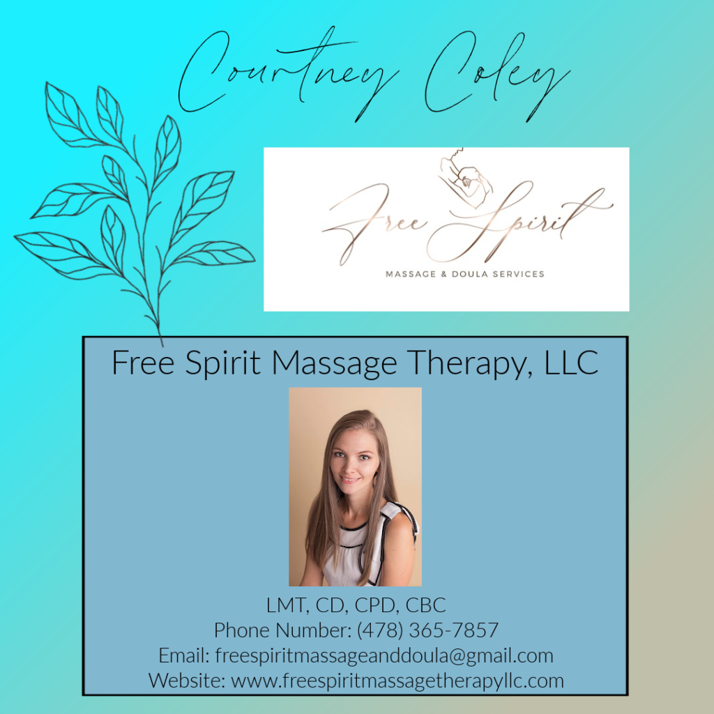 Postpartum doula contact information for Free Spirit Massage Therapy, LLC